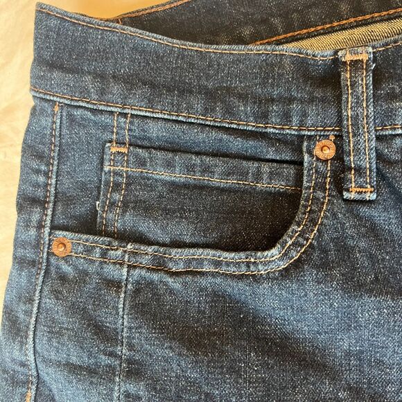 Old Navy Women's High-Waisted Barrel Ankle Jeans dark wash size 14 - Picture 14 of 14